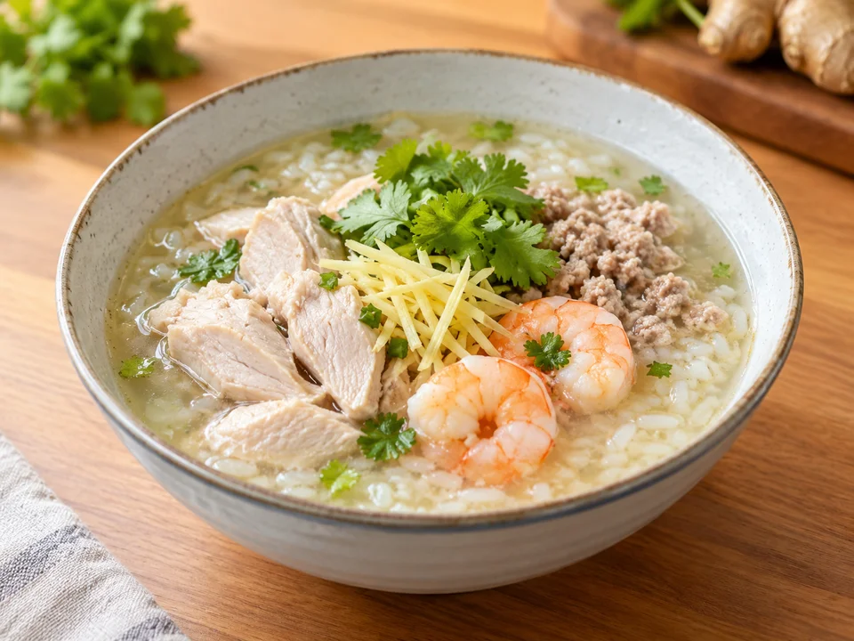 ข้าวต้มสัตว์ปีก